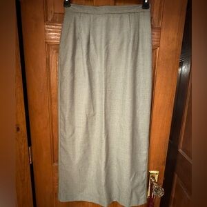 Chic Black Houndstooth A-Line Skirt